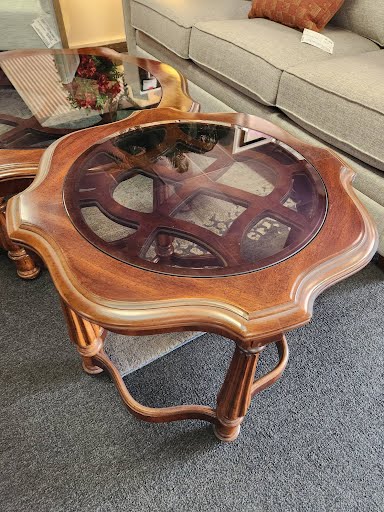 26R" Glass Insert End Table