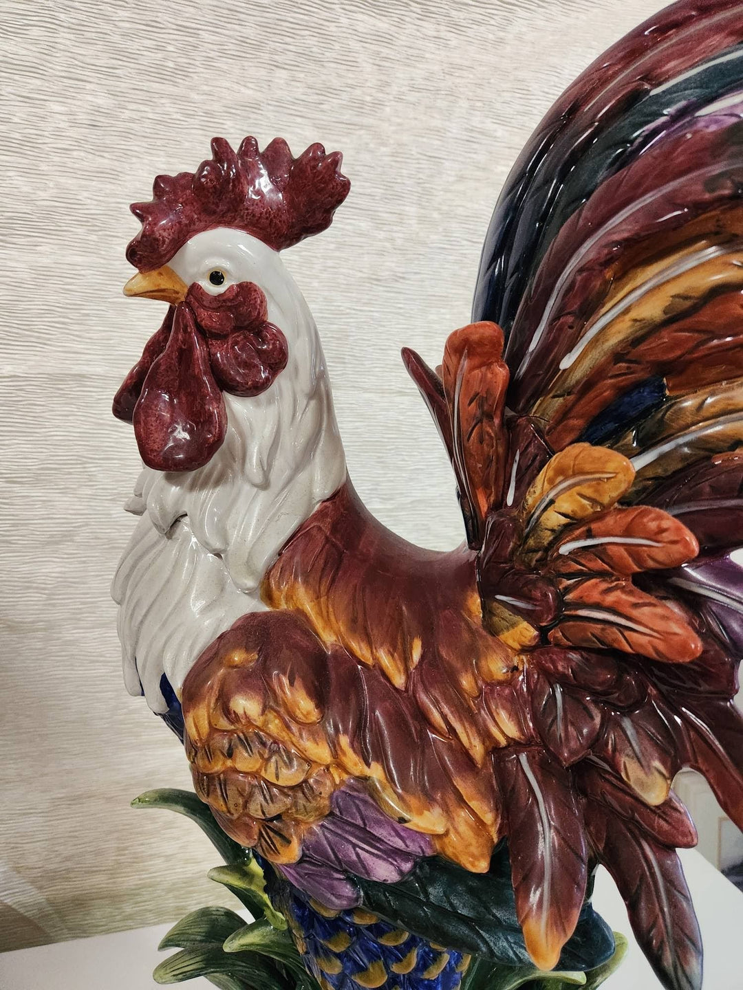 24" Height Ceramic Rooster