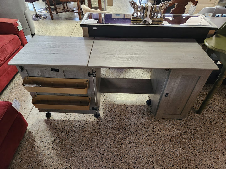 Gray Wash Craft Table