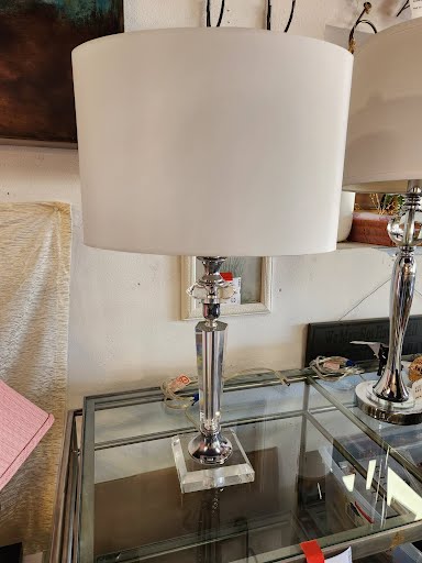 Table Lamp Crystal 26" Height