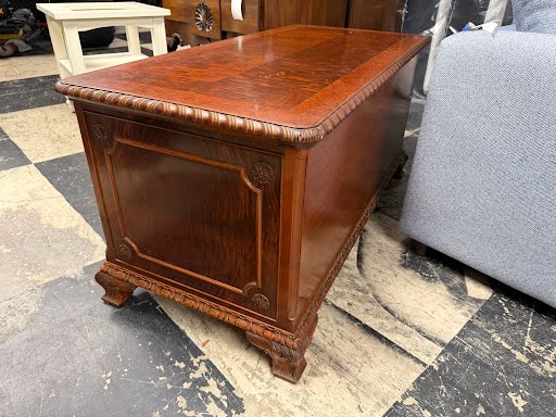 Carved Wood Chest