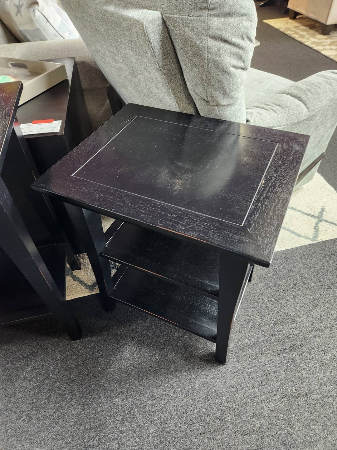 Black End Table