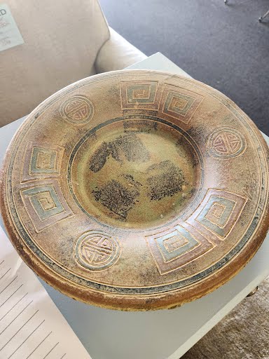 Set of 2- CLay Bowls Decorative