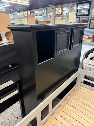 Black Twin Bed W Storage