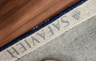 Wool 3'6" x 5'6" Navy Ivory Area Rug