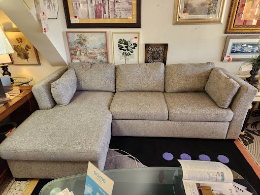 97" Gray Pop-Up Sleeper Sofa