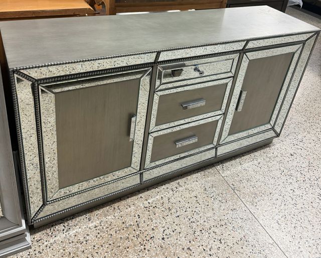 RTG Charlaine Silver Grey Console Table