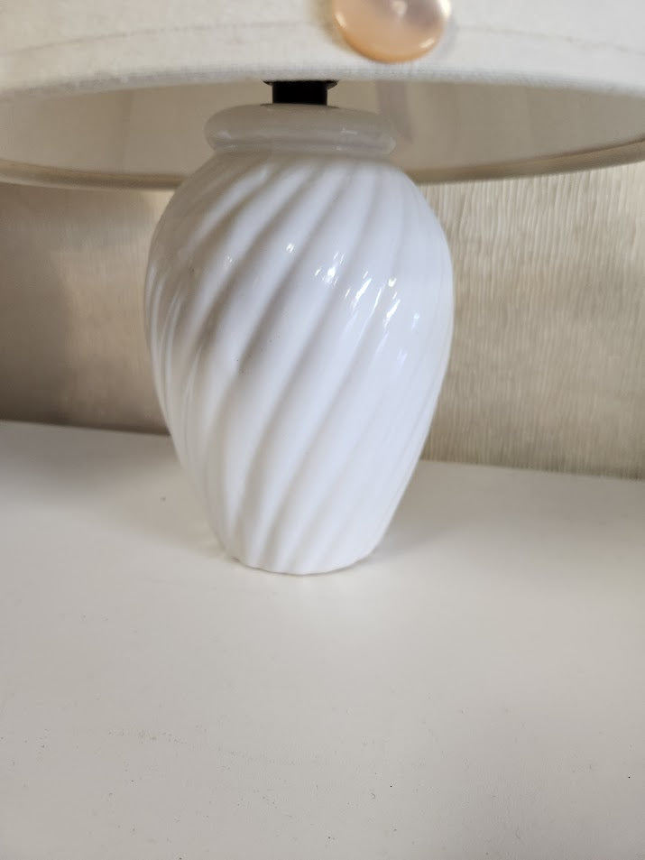 Button Shade Table Lamps