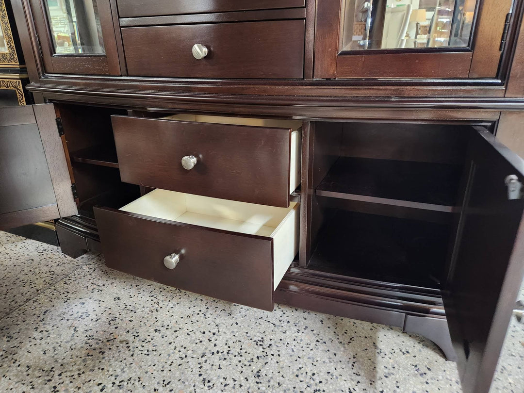 Rooms to Go China Cabinet Dark Wood