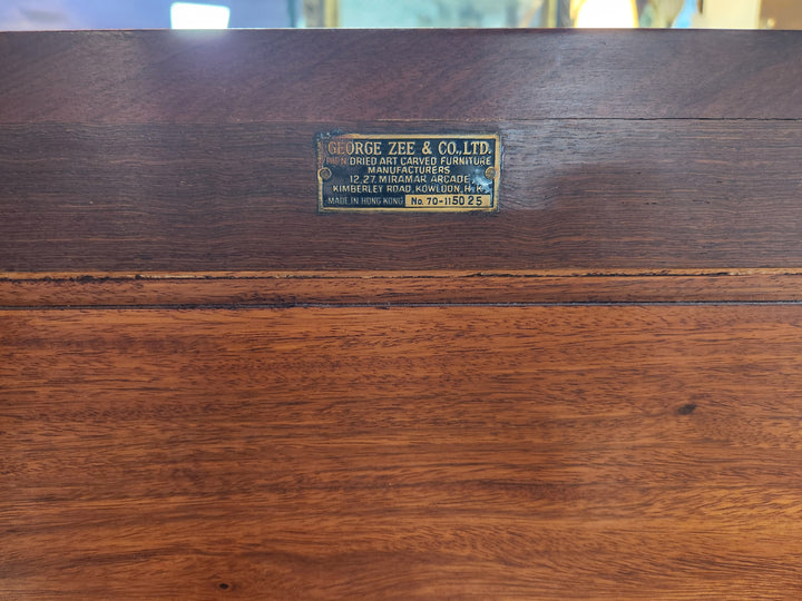 rosewood oriental Desk