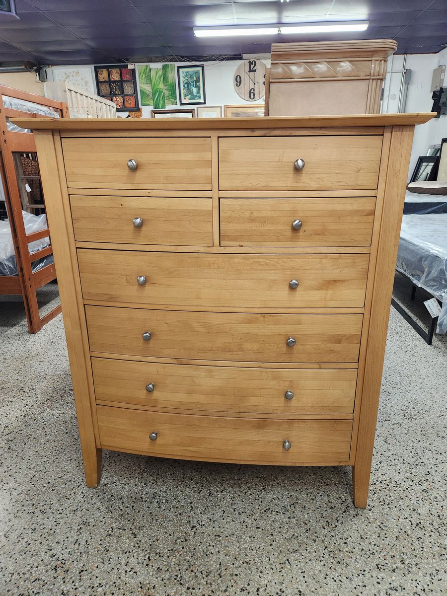 Light Wood High Chest