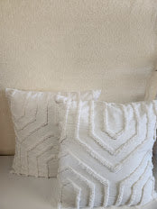 24x24 White Pillows