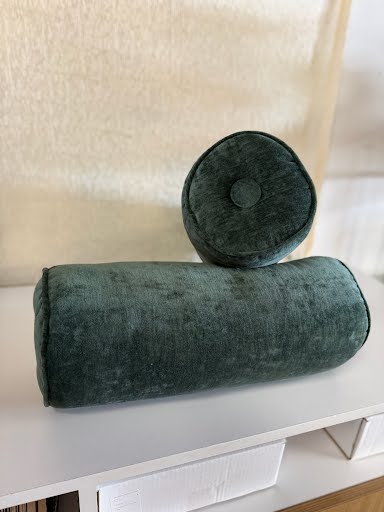SET OF 2 | Lumbar Pillows - Green