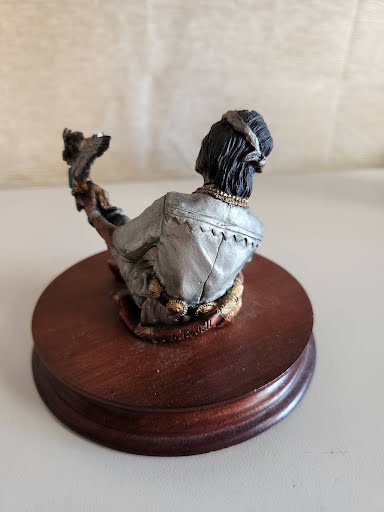 Legends "Kachina Carver" Mixed Media Sculpture Chris Pardell