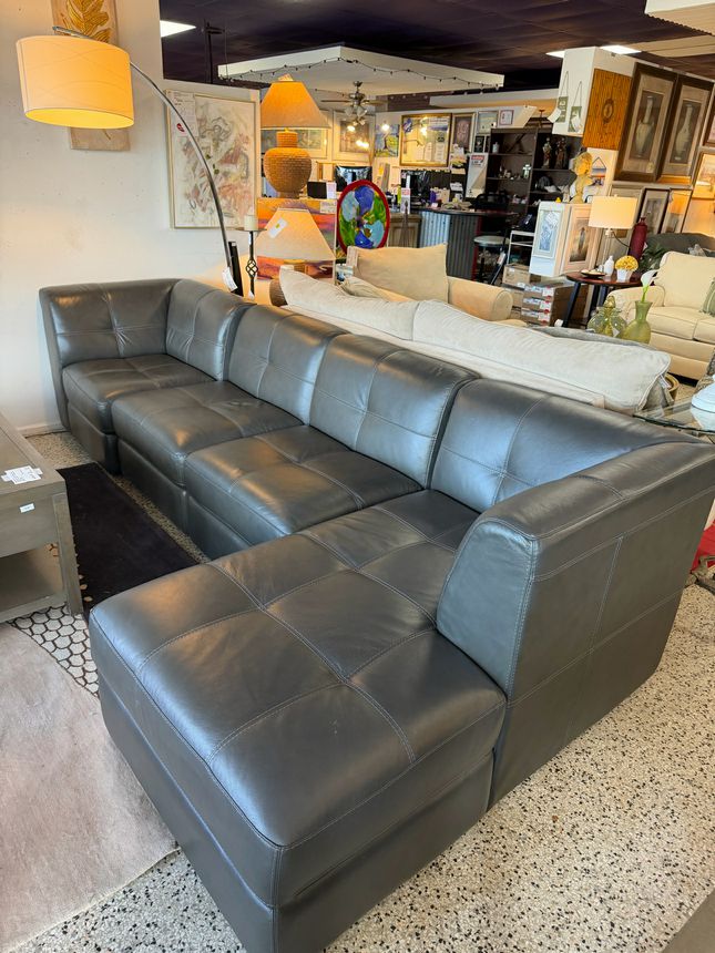 Chateau d'ax 4 Piece Grey Sectional