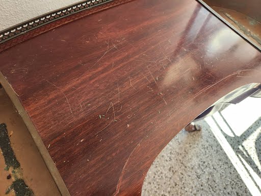 42W" Vintage Console Table