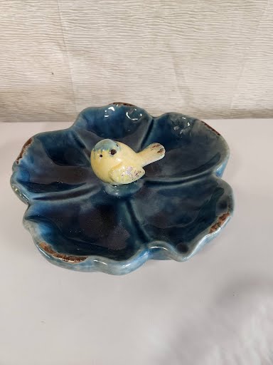 9' Blue and Yellow dish Home Item