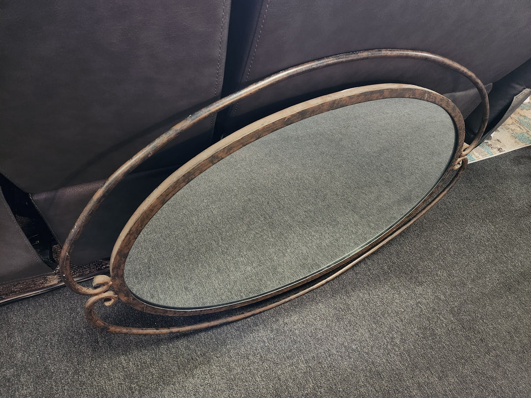 Scrolled Iron Mirror