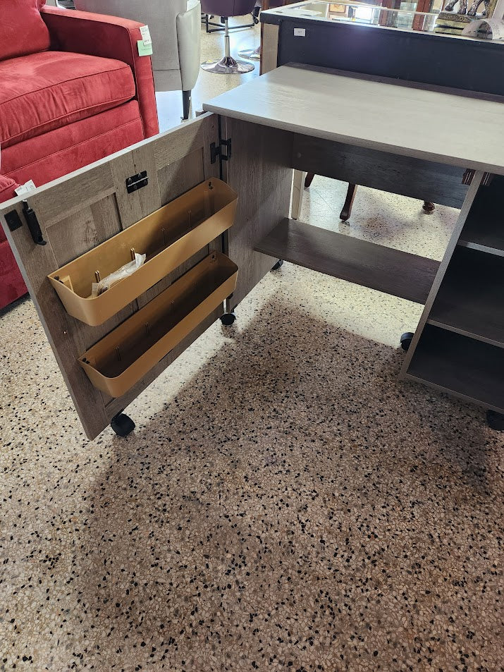 Gray Wash Craft Table