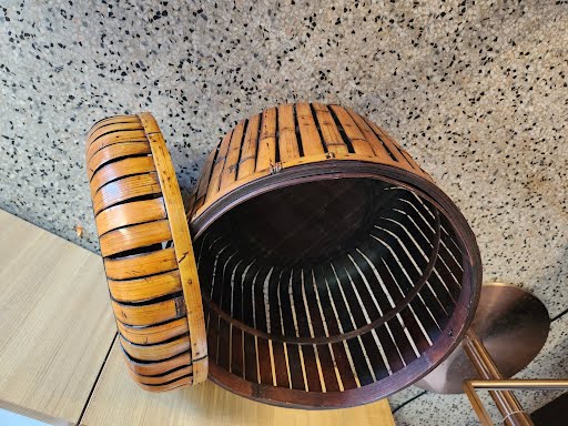 Basket Bamboo w. Lid