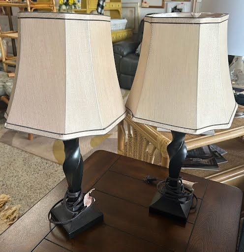 SET OF 2- 24" Height Table Lamps