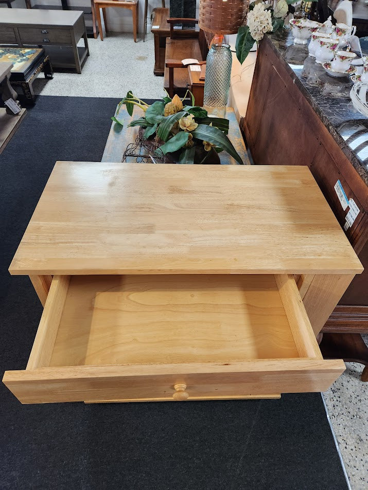 Light Wood Bar Cart