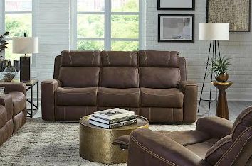 BEHOLD Telluride Power Motion Chocolate Sofa