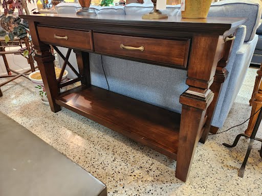 Buffet Dark Wood 2 Drawers