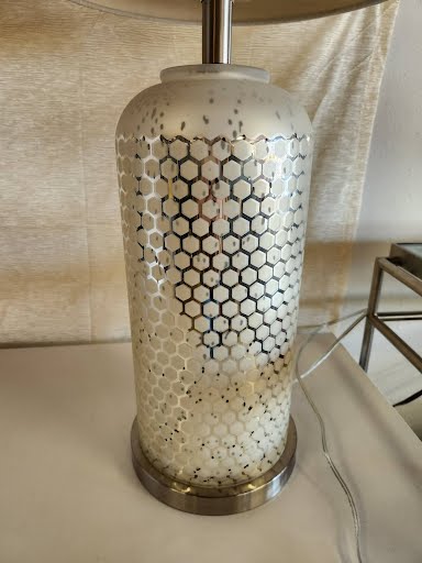31" Height Silver Table Lamp