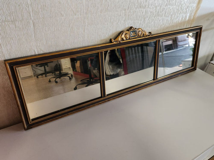 Mirror With Gold Accent
