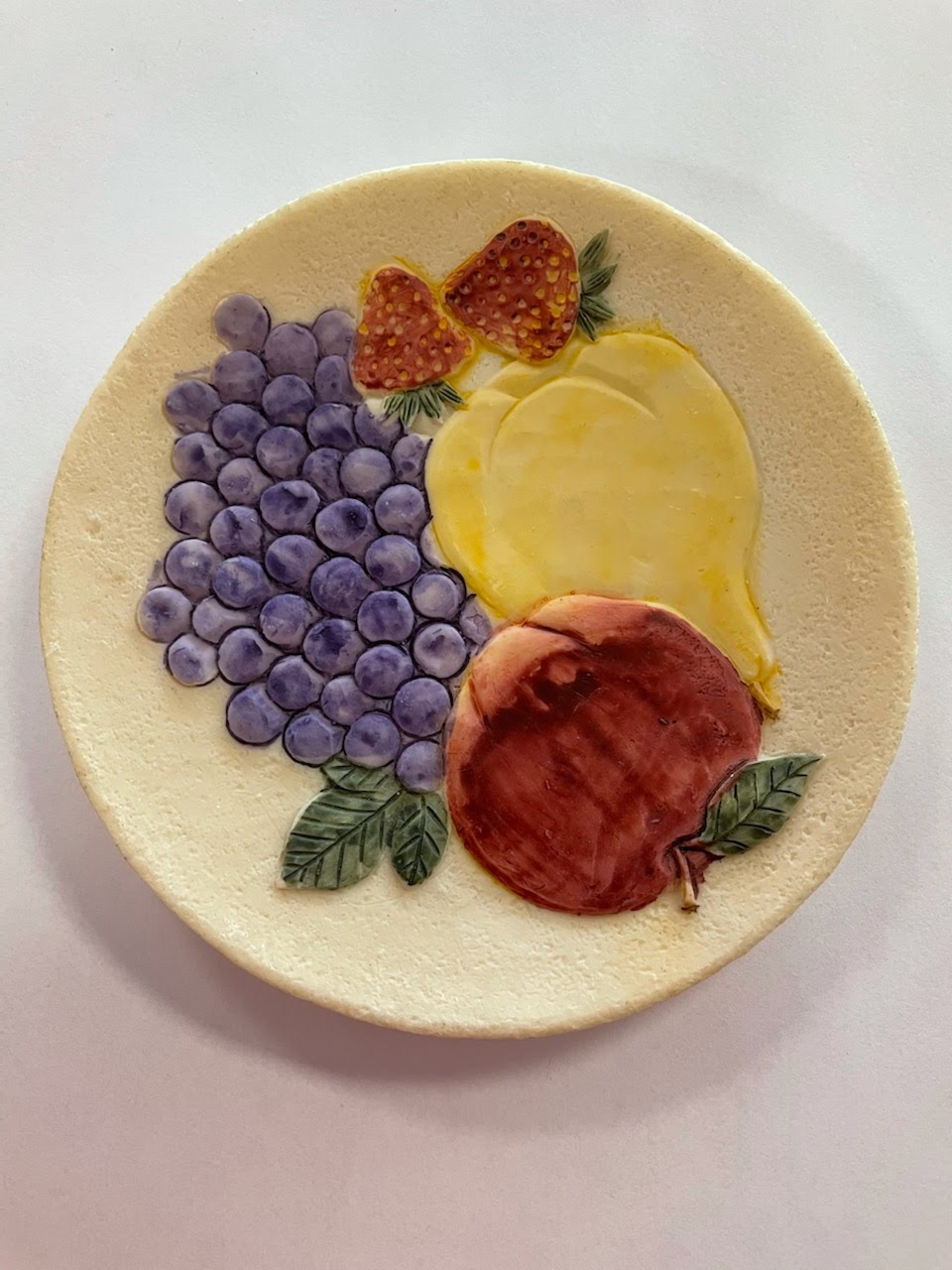 4 Piece Fruit Pottery