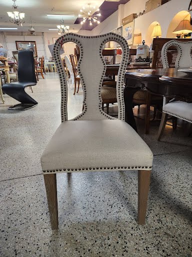 SET OF 5 Upholster Beige Dining Chairs