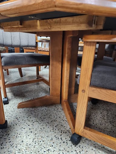 Light Wood Dining Set with 4 Chairs