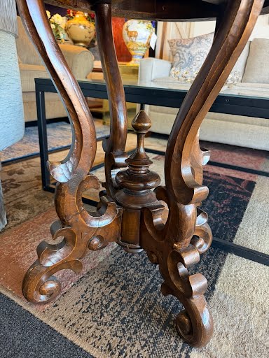 Dark Wood End Table