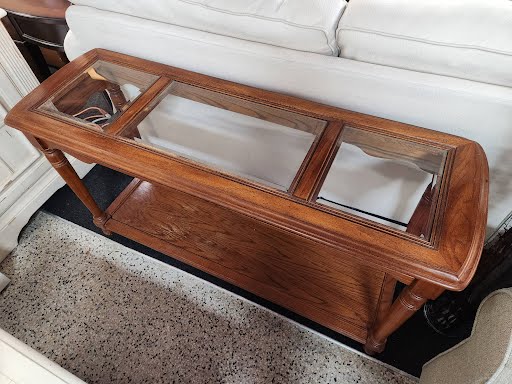 Sofa Table Dark Wood