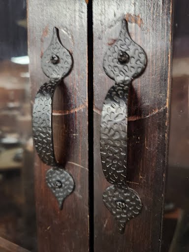 Dark Wood China Cabinet