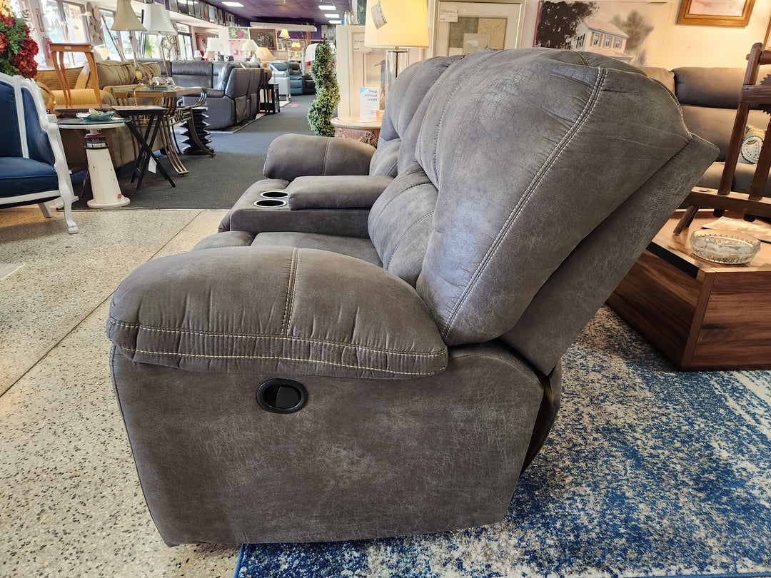 Gray  Love Seat