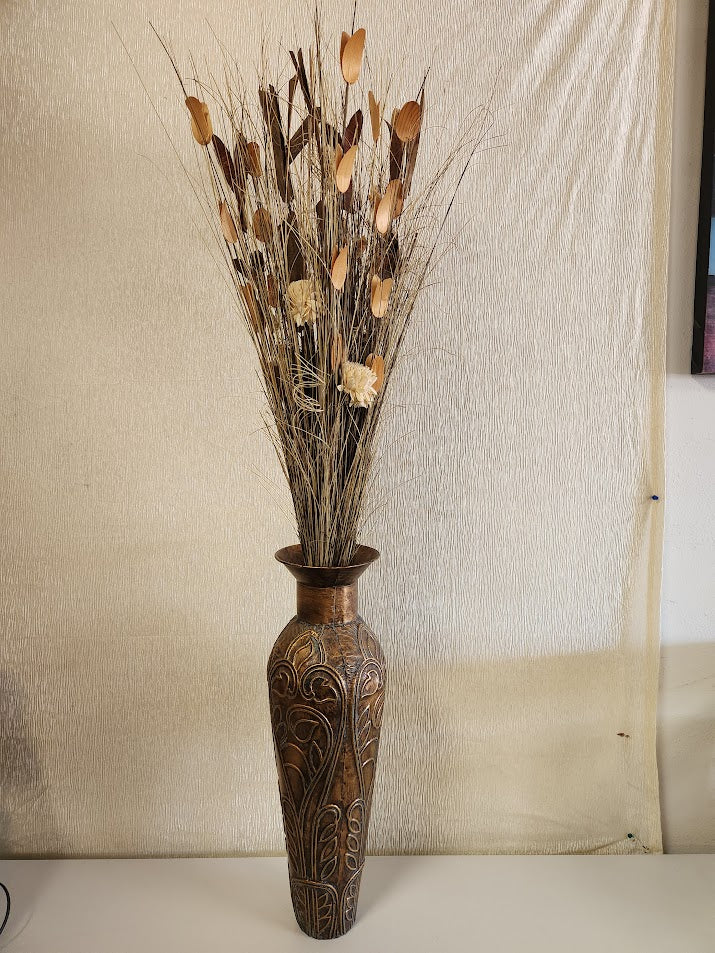 Floor Vase With Foliage