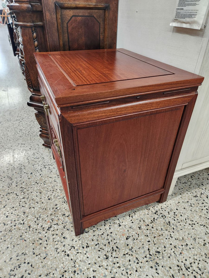 1960's George Zee Rosewood oriental Nightstand