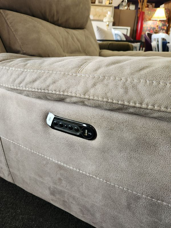 Micro Fiber Taupe Recliner