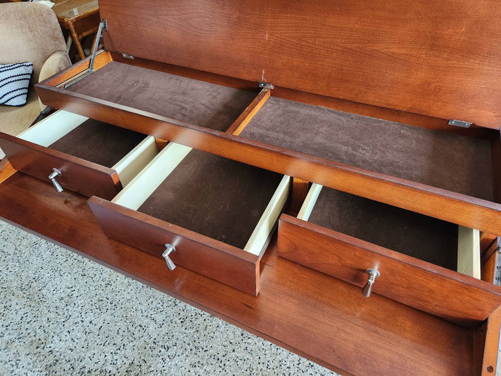 Cherry Wood Vanity / Desk