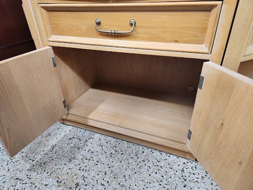 3 Piece light wood BERNHARDT Entertainment Center