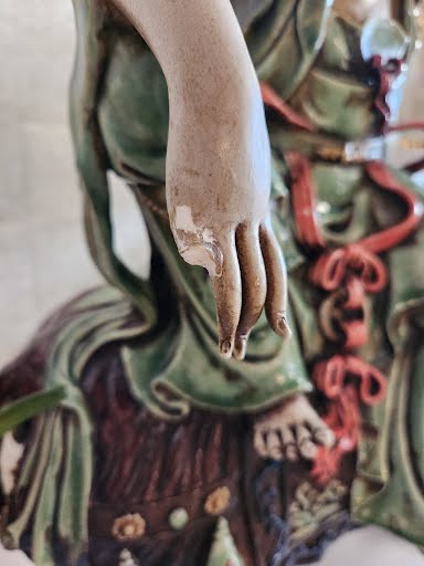 30H" Oriental Figure with Elephant