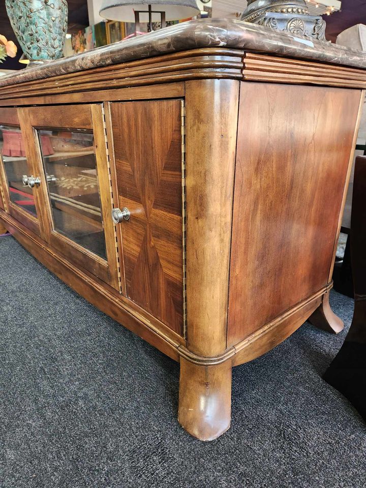 Stone Top Console Table