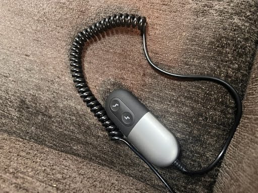 Lift Chair Lucie BROWN Recliner Fabric