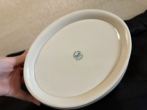 Oval Vegetable Bowl China