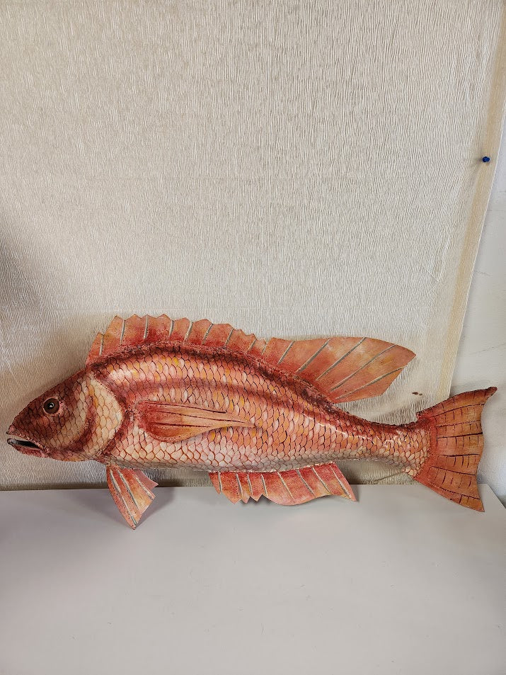 Decorative Red Snapper Wall Art