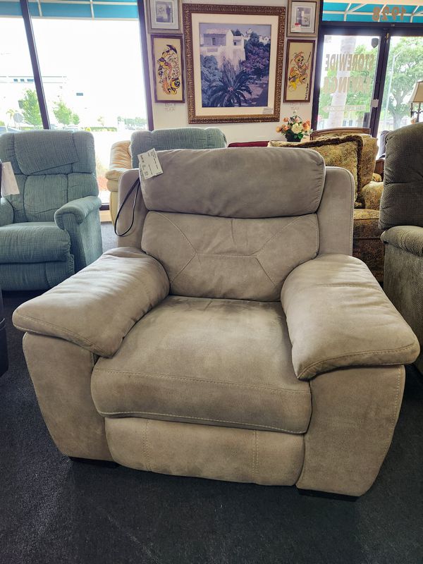 Micro Fiber Taupe Recliner