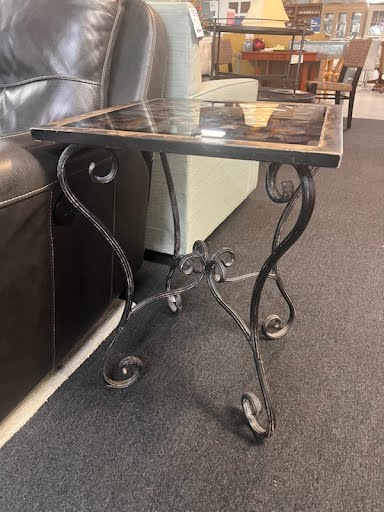 End Table Metal 20x20