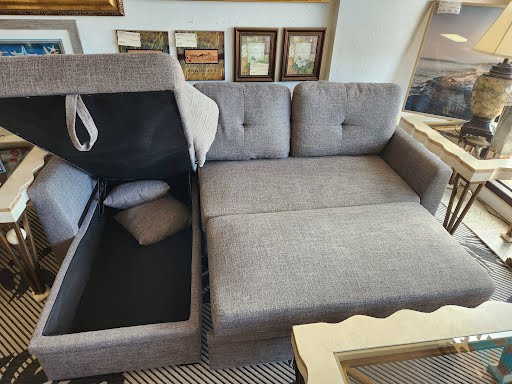 Grey Storage Sofa Sleeper